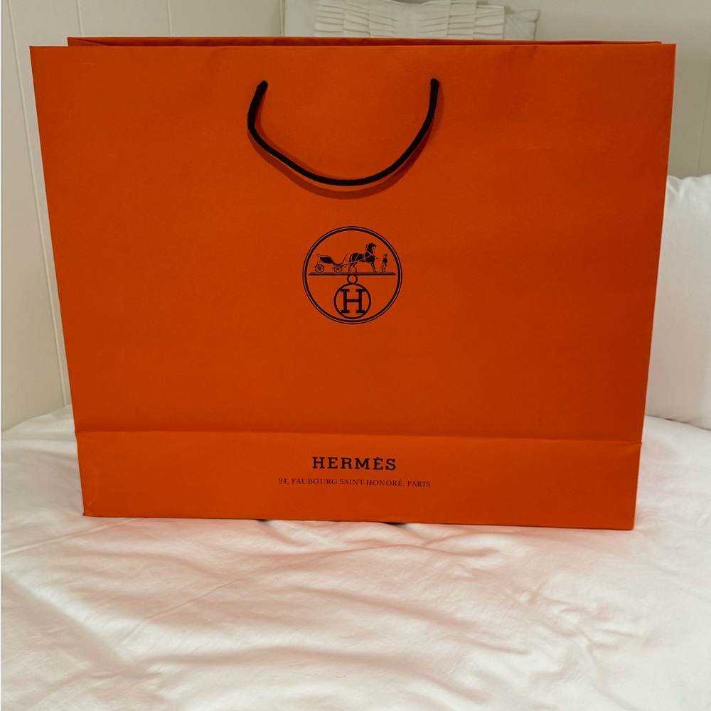 Empty Hermes Shopping/Gift Bag